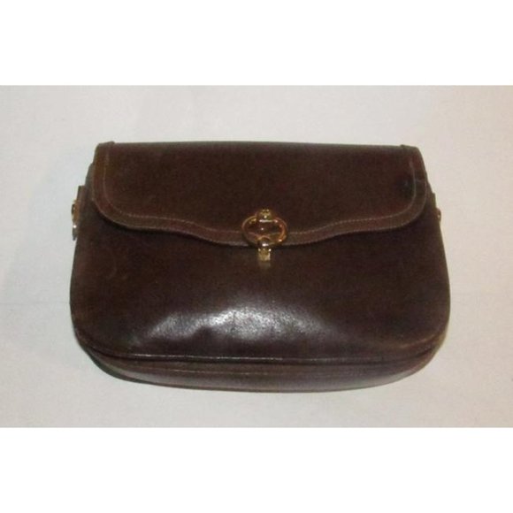 Gucci Vintage Brown GG Supreme Envelope Clutch - Picture 6 of 10